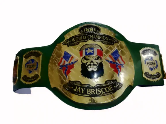 ROH Ring Of Honor Jay Briscoe World Wrestling Championship Replica Title Belt